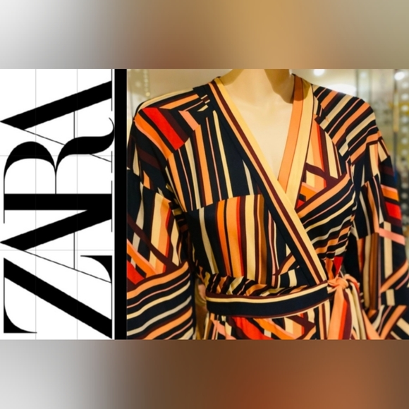 👗Zara Retro Bohemian Dress New without tag - Picture 1 of 16